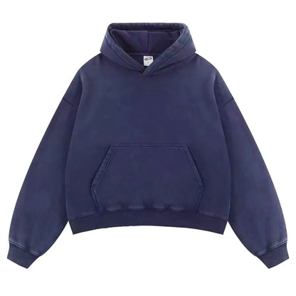 Blue Edit Boxy Hoodie