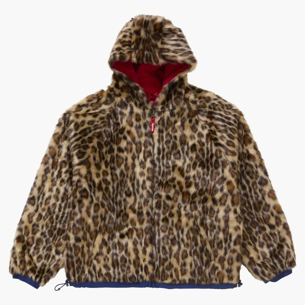 Faux Fur Reversible Zip-Up