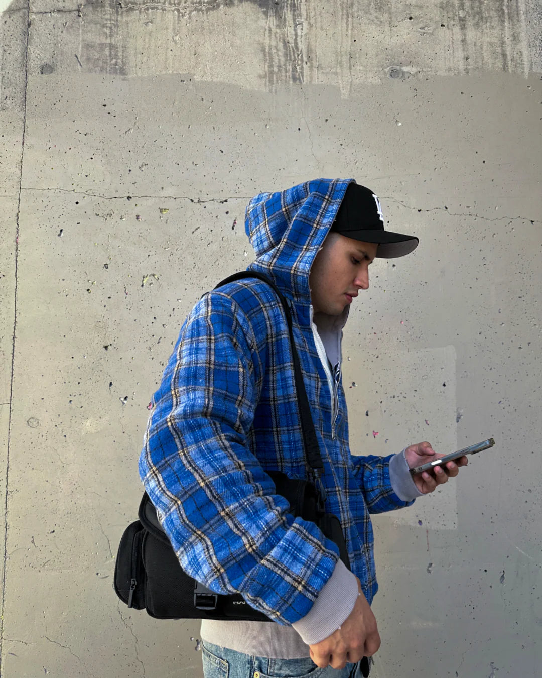 Stone Reverse Zip Up