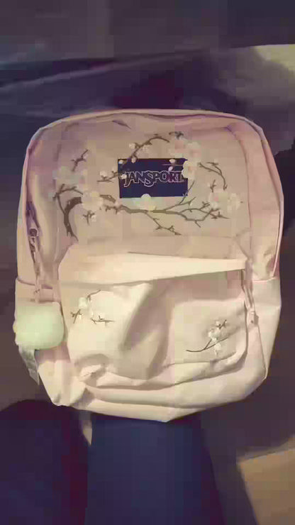 SAKURA EMBROIDERY BACKPACK