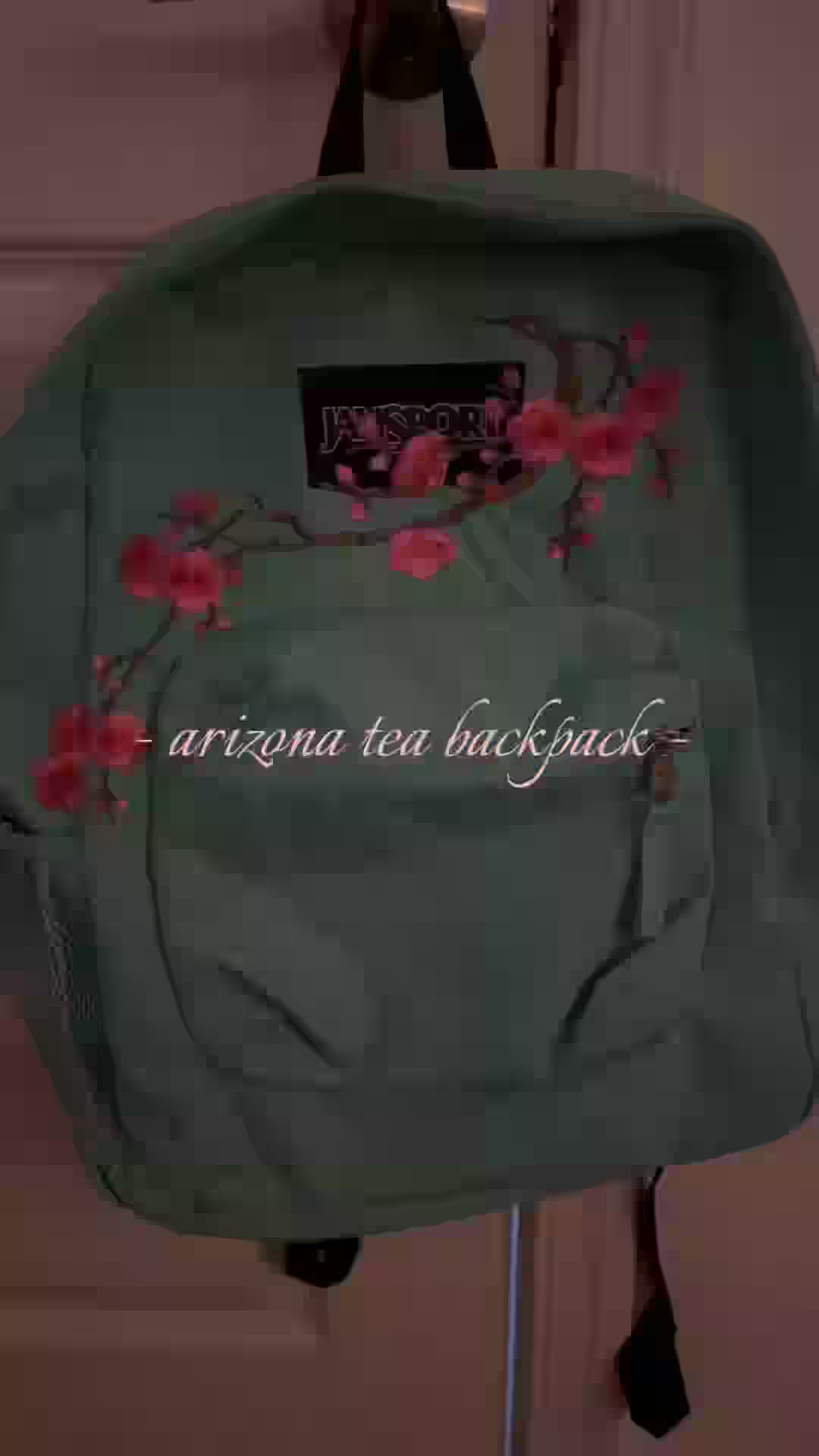 SAKURA EMBROIDERY BACKPACK